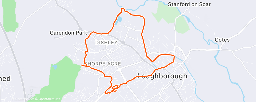 Map of the activity, Outdoor plus drills