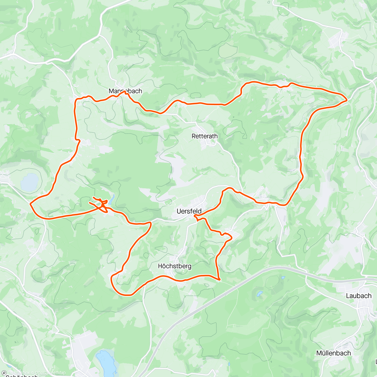 Map of the activity, Eifel Cycling Classic 2023 🇩🇪 lostraprondje