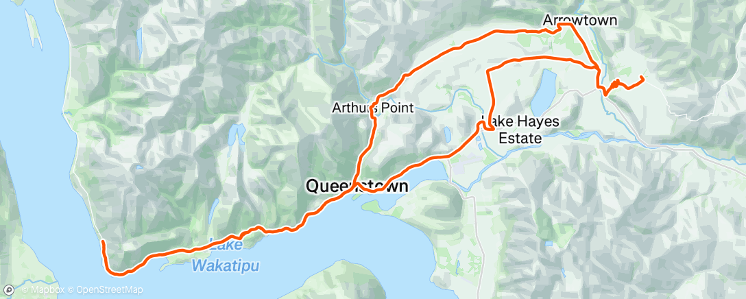 Map of the activity, Morning Ride