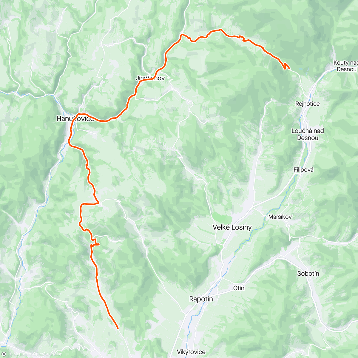 Map of the activity, Czech Tour  Stage 4
#144