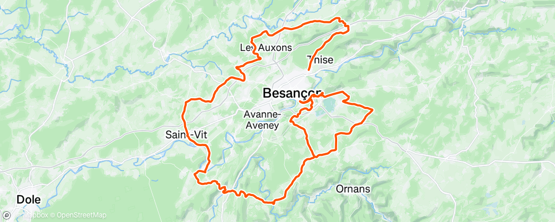 Map of the activity, Classic Grand Besançon Doubs 🇫🇷