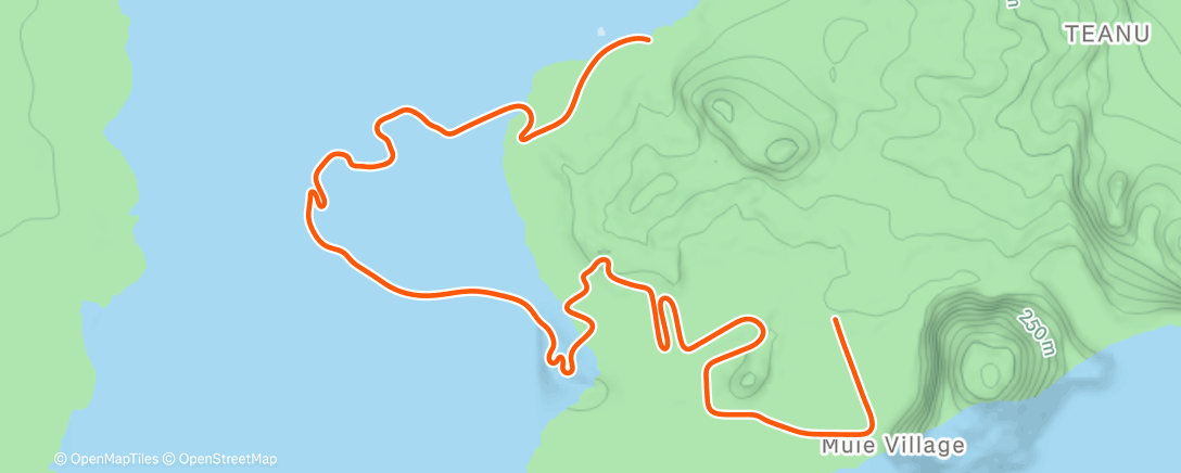 Map of the activity, Zwift - zone 2 on Beach Island Loop in Watopia