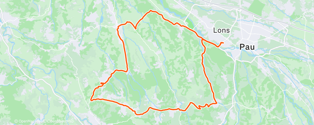 Mapa de la actividad (Sortie vélo dans l'après-midi)
