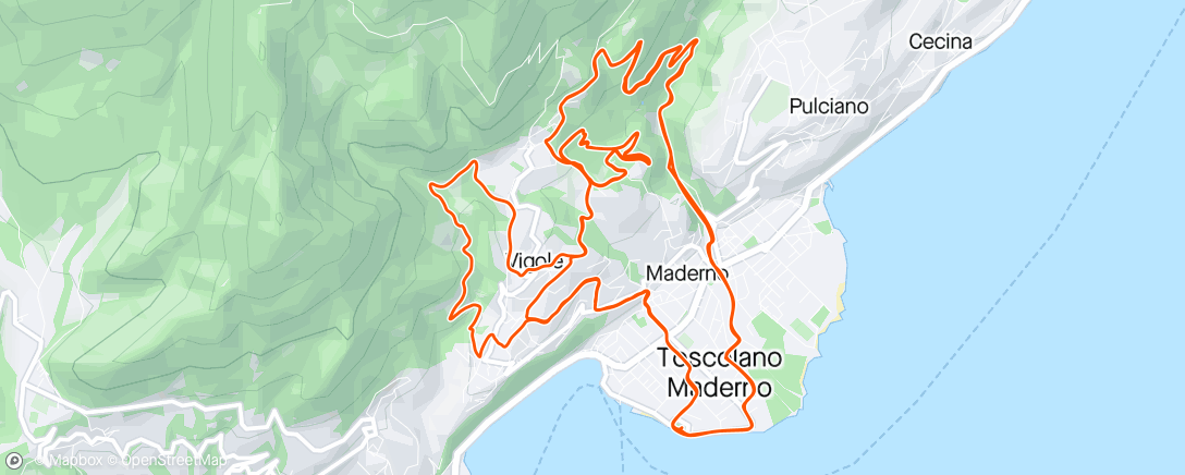 Map of the activity, XTERRA Lake Garda Bike