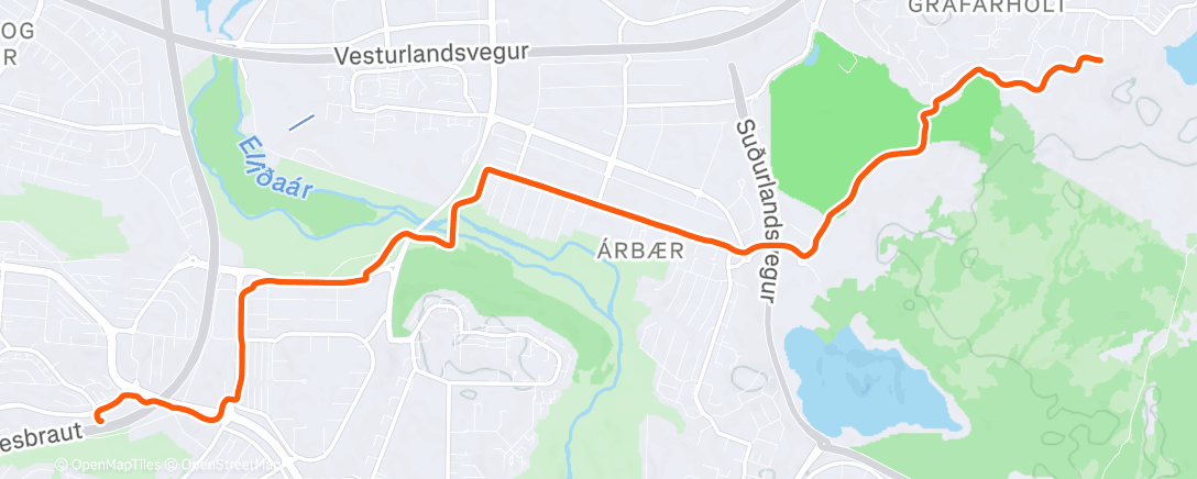 Карта физической активности (Morning Ride)