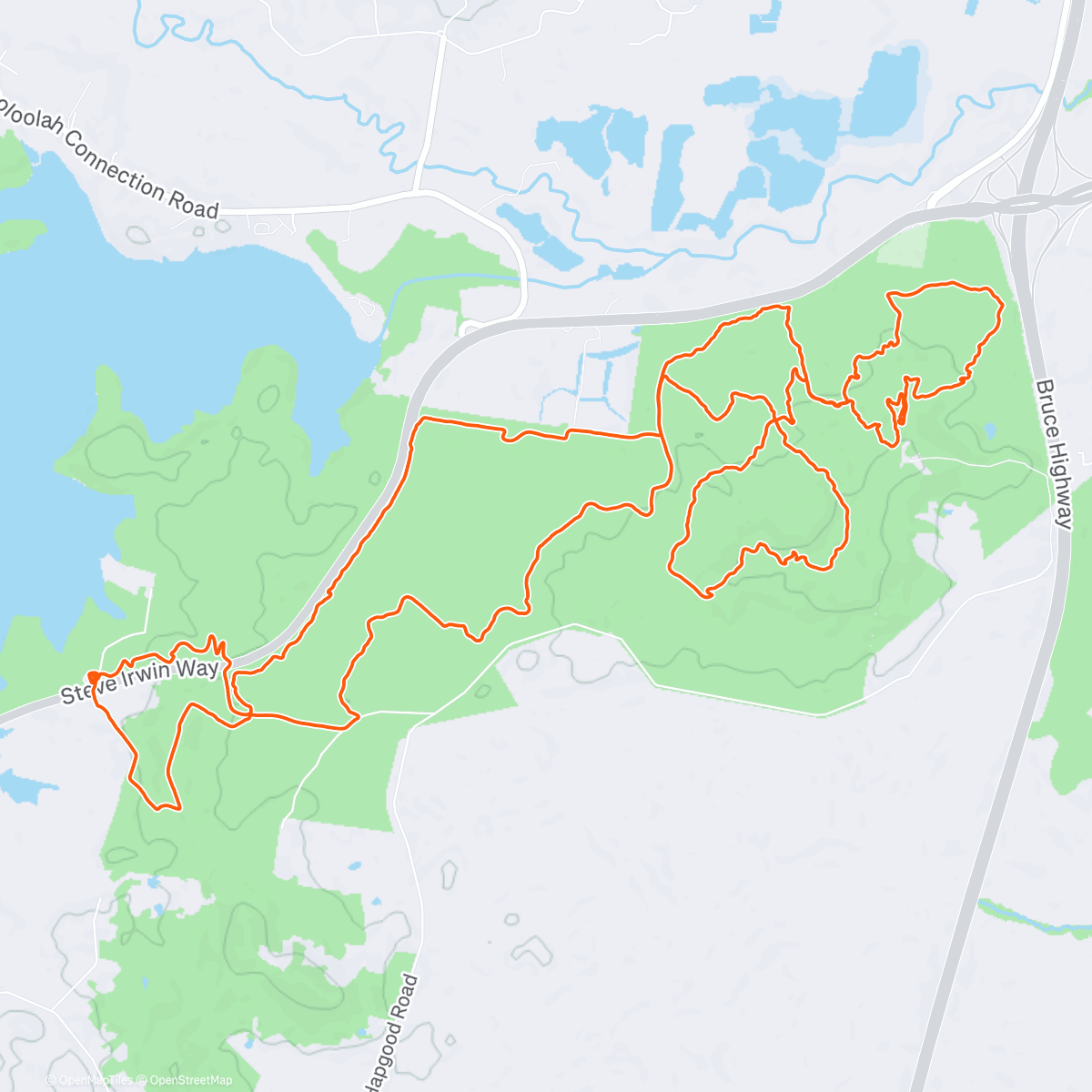 Map of the activity, Boneyards with the bushrangers