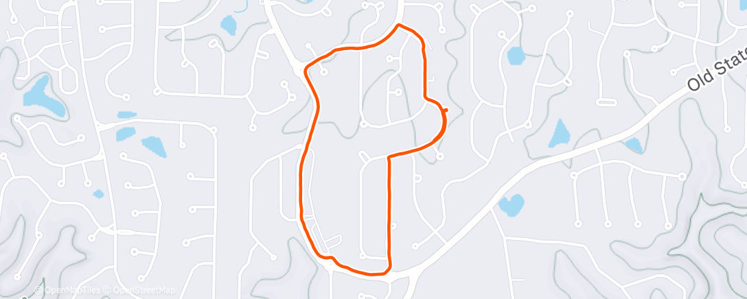 Карта физической активности (Morning Run)