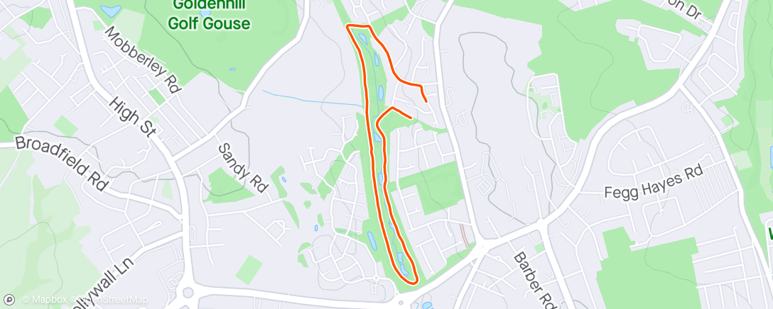Map of the activity, Morning steps