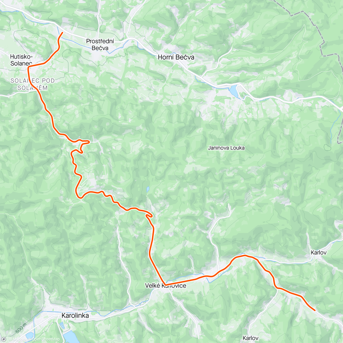 Map of the activity, ROUVY - Mountain strength
