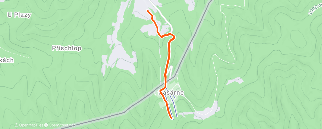 Карта физической активности (Afternoon Run)