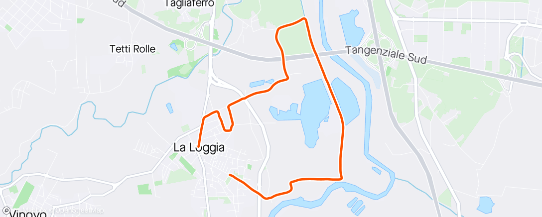 Map of the activity, Stra la loggia