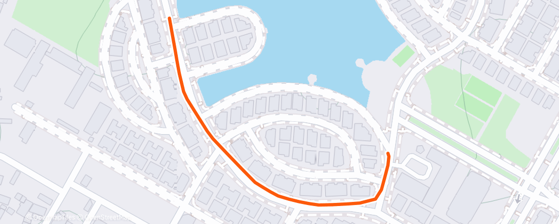 Карта физической активности (Evening Run)