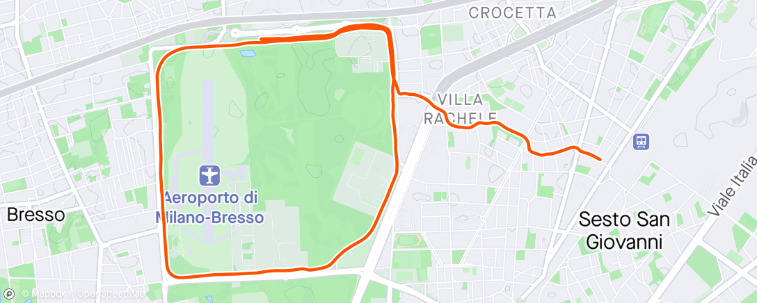Map of the activity, 50’ progression 🇮🇹