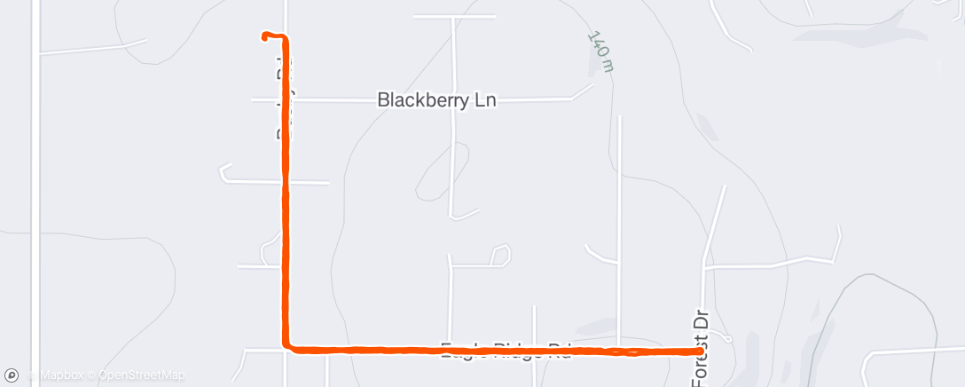 Map of the activity, Lunch Walk