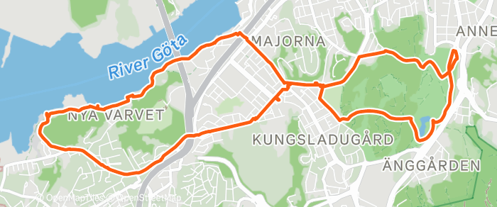 Karta över rutten