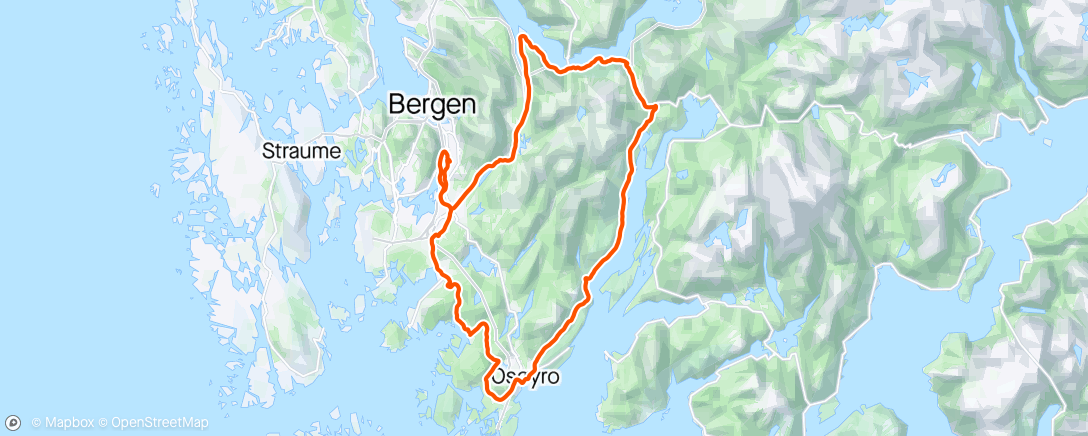 Map of the activity, Tur 4 Carbon Gullfjell fanafjell