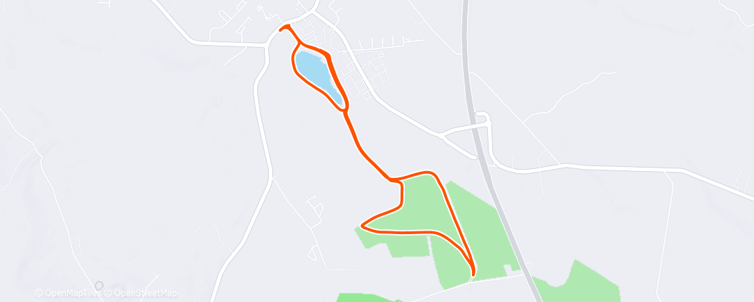 Map of the activity, Paseo Navideño