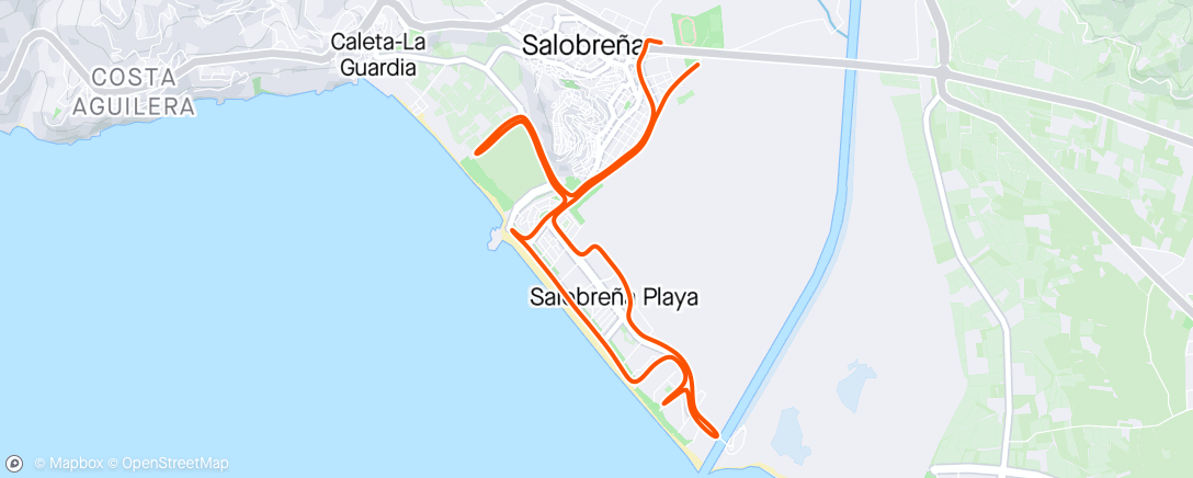 Map of the activity, Gpf salobreña 2024