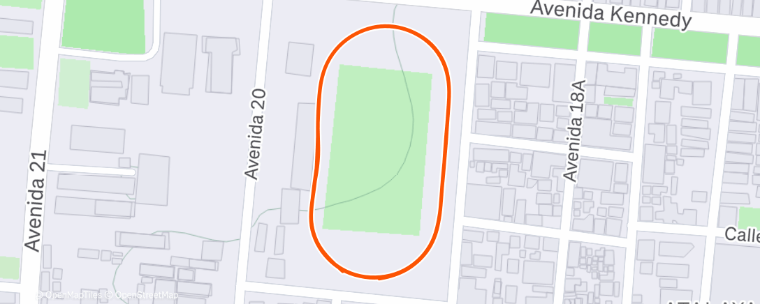 Map of the activity, Calentamiento🔥