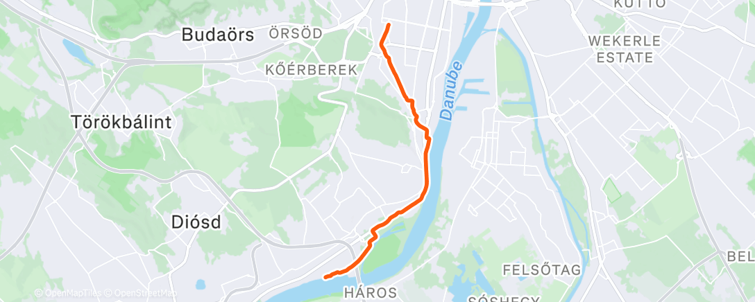 Map of the activity, Estvéli