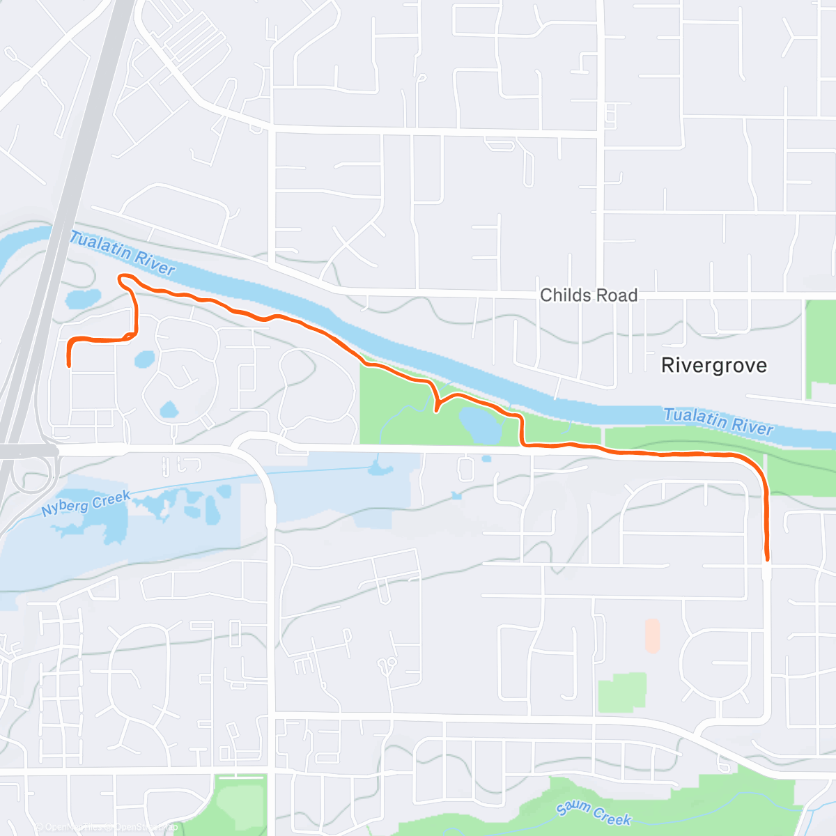 Map of the activity, Ugly sweater 5K 🎄