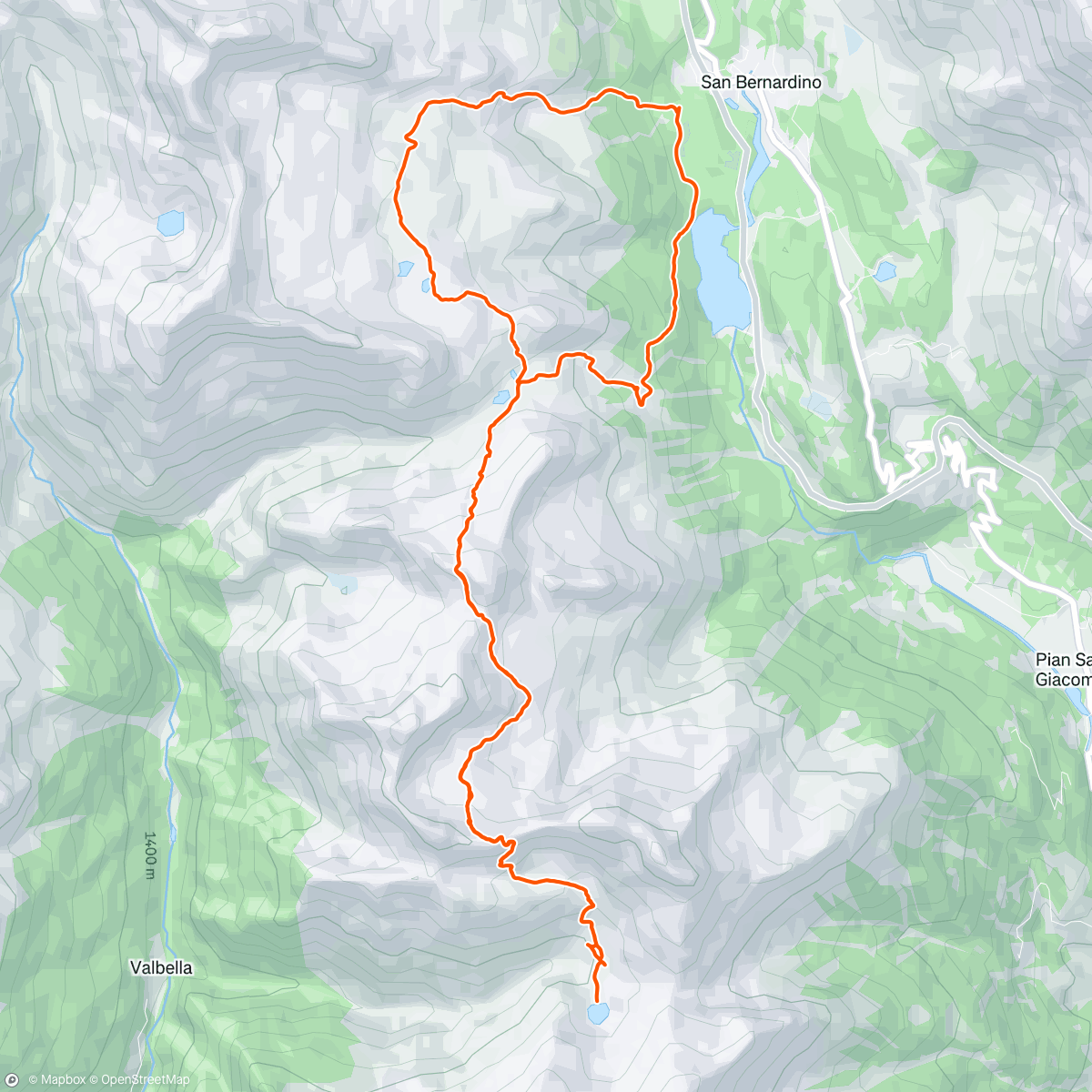 Map of the activity, Sentiero alpino ❤️ ein Tag in der Höhe