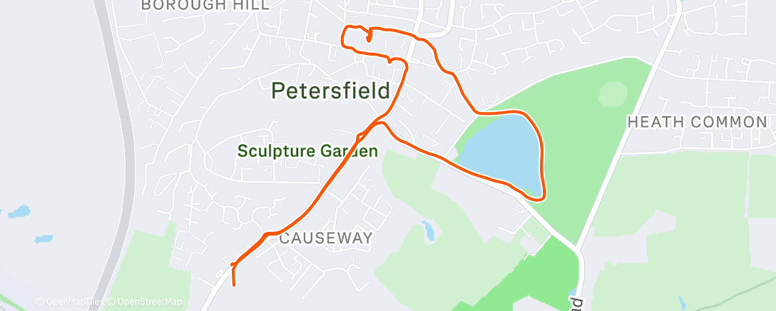 Map of the activity, Anniversary Amble 💗🏴󠁧󠁢󠁥󠁮󠁧󠁿