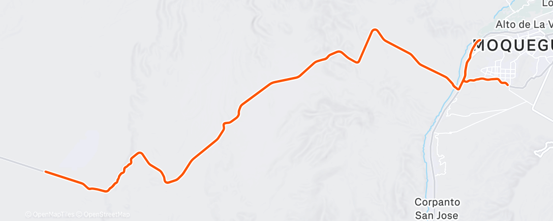 Карта физической активности (Morning Ride)