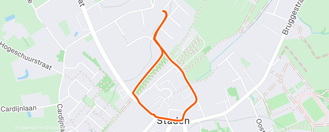 Map of the activity, Lunch Walk 🍞