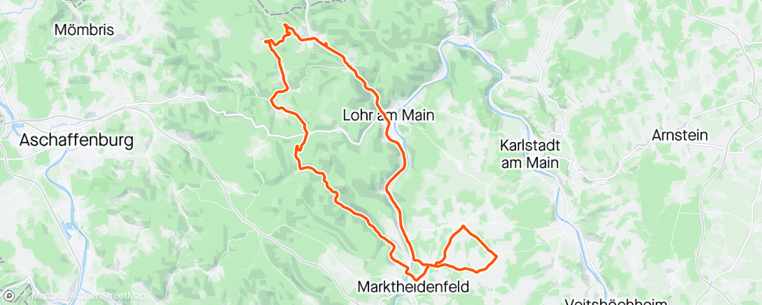 Kaart van de activiteit “Karbach-Hafenlohrtal-Home”