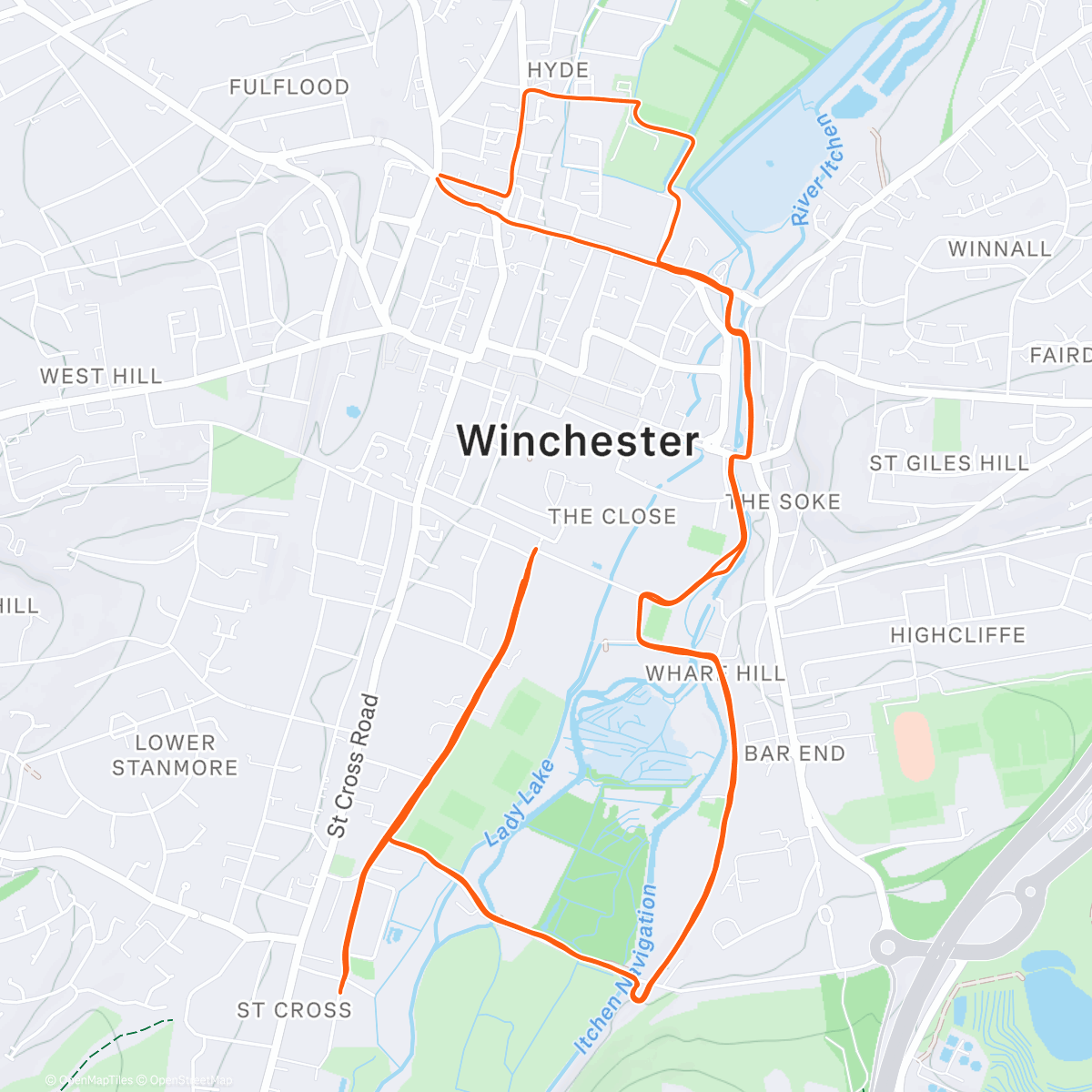 Map of the activity, DeZember Sesh