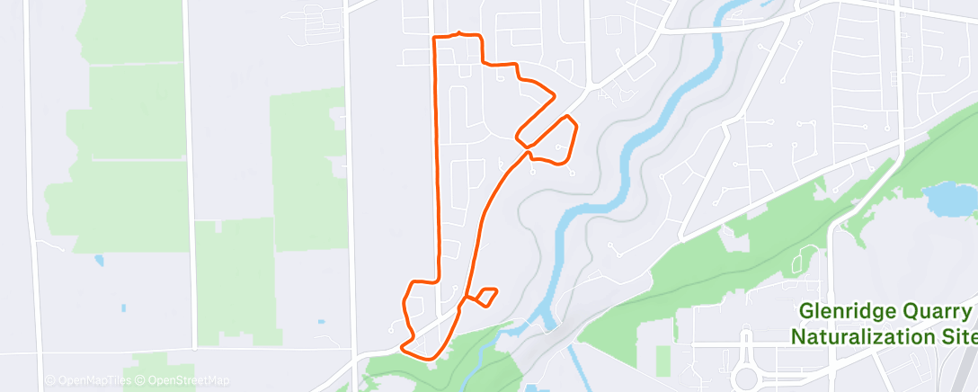 Карта физической активности (Lunch Run)