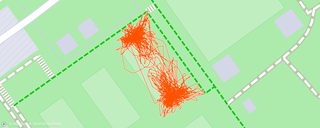 Map of the activity, Afternoon Tennis