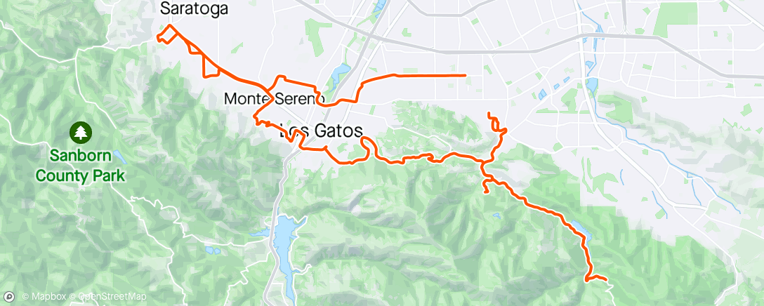 Map of the activity, BBC Ride