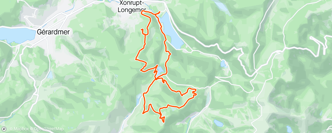 Map of the activity, Rando-Trail