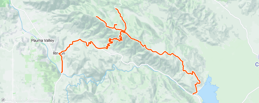 Map of the activity, Morning Ride