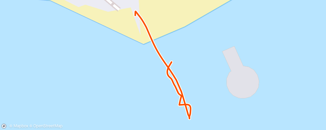 Map of the activity, Evening Snorkelling at Blue Bay