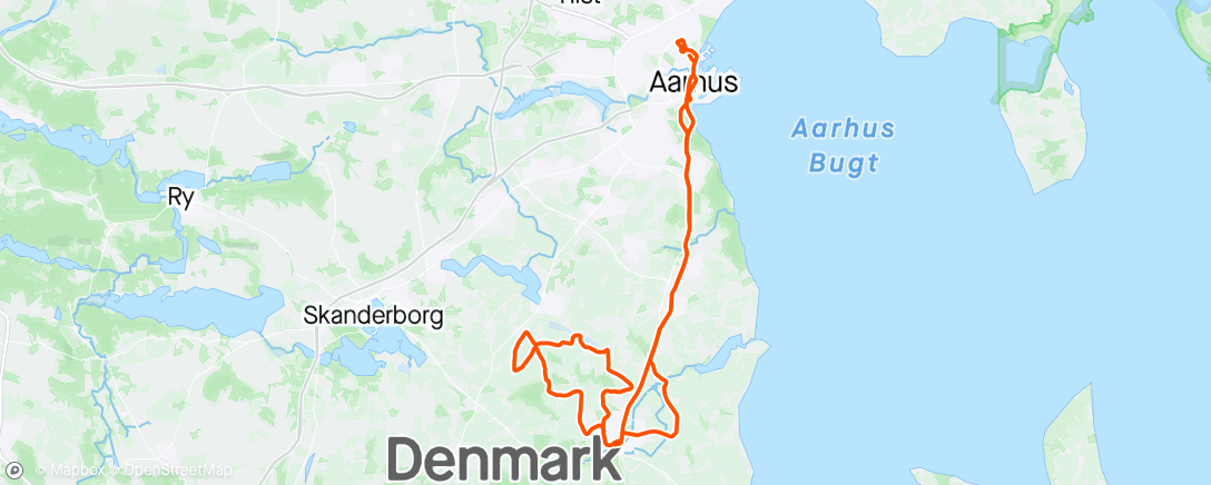 Mapa de la actividad, Kvickly Odder løbet + det løse