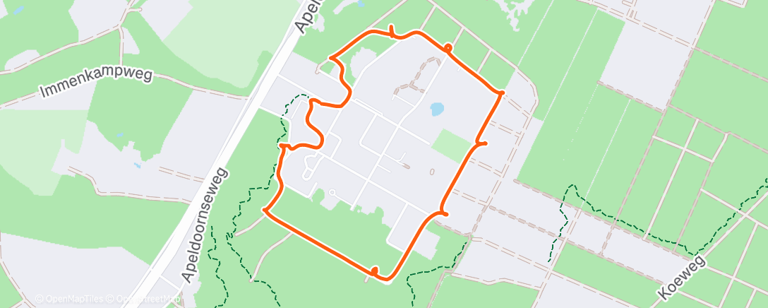 Map of the activity, Geocachen