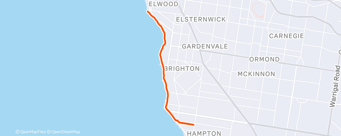 Карта физической активности (Lunch Run)