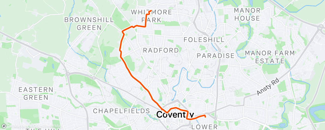 Map of the activity, Lunch time podcast