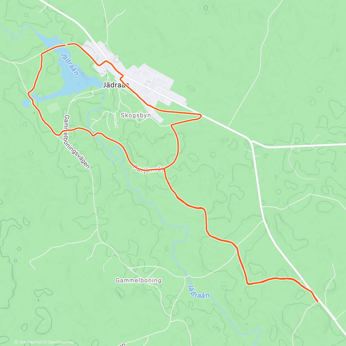 Map of the activity, Lumonite Run