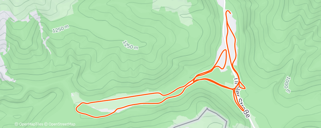Mappa dell'attività Ski Nordisch am Morgen