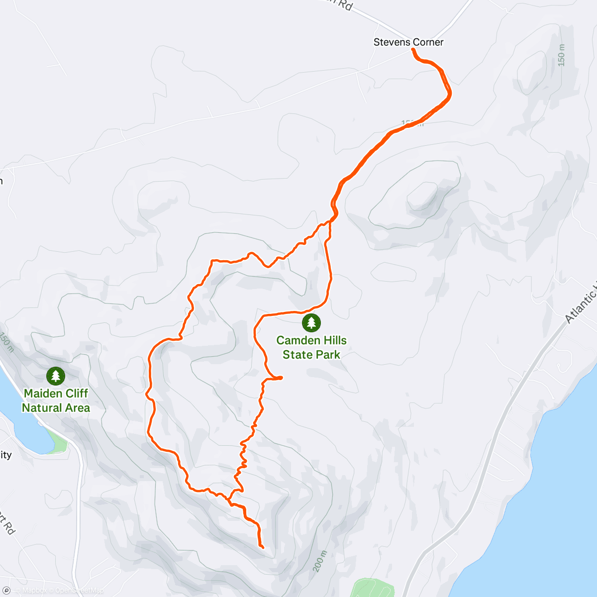 Map of the activity, Hike in the Hills w/my 🍯