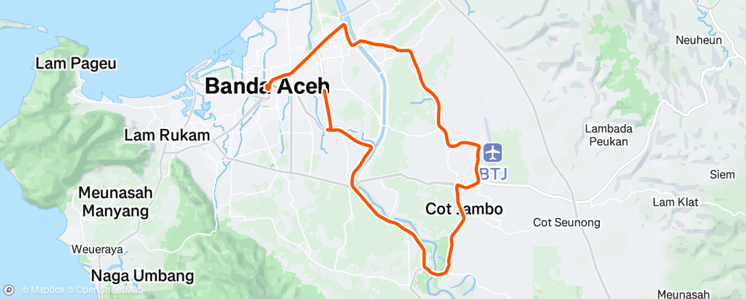 Map of the activity, ampir copot