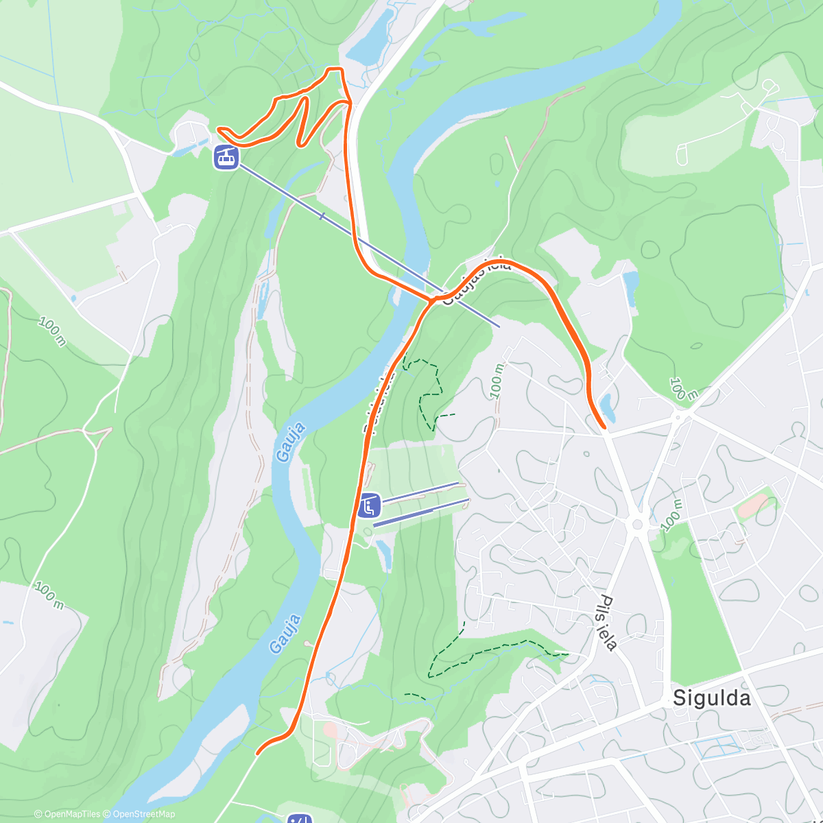 Mapa de la actividad (Kalnu atkārtojumi)