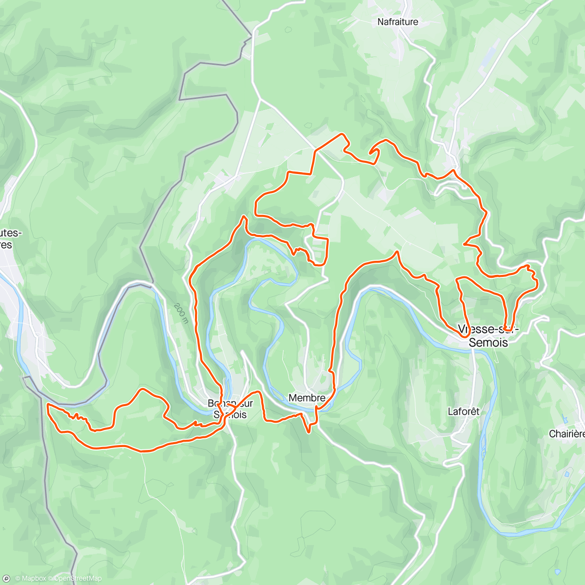 Mapa de la actividad (Rando trail vallonnée à Bohan 🇧🇪 avec ma Stef 🥰)