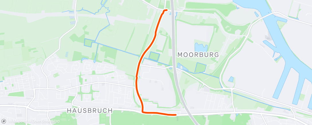Map of the activity, Fahrt am Nachmittag