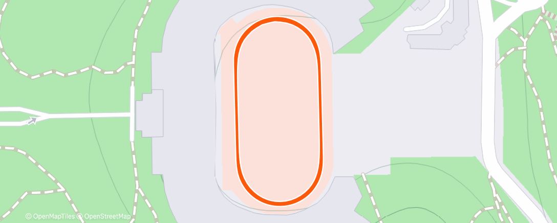 Map of the activity, Track Intervals