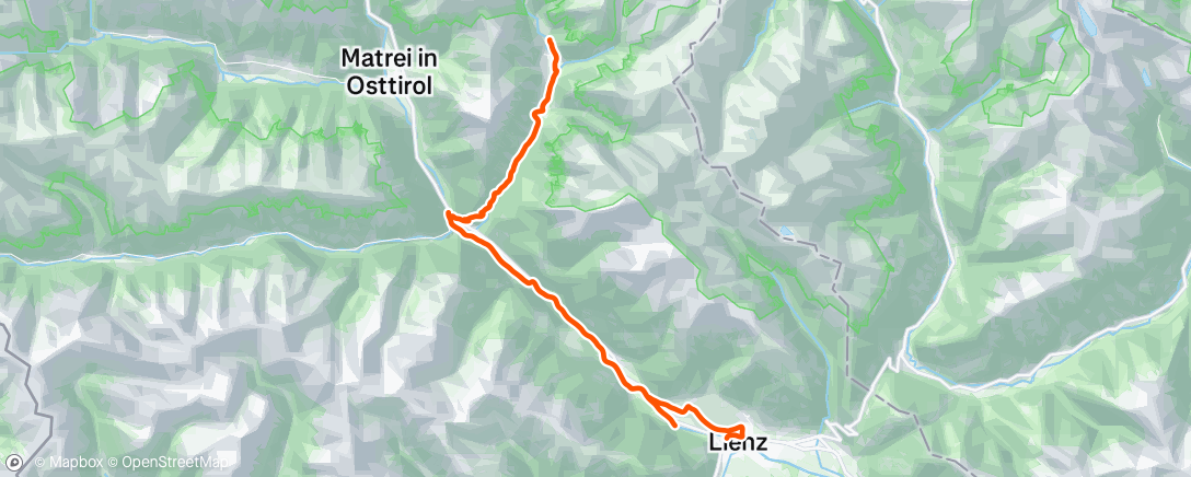 Map of the activity, Afternoon Ride